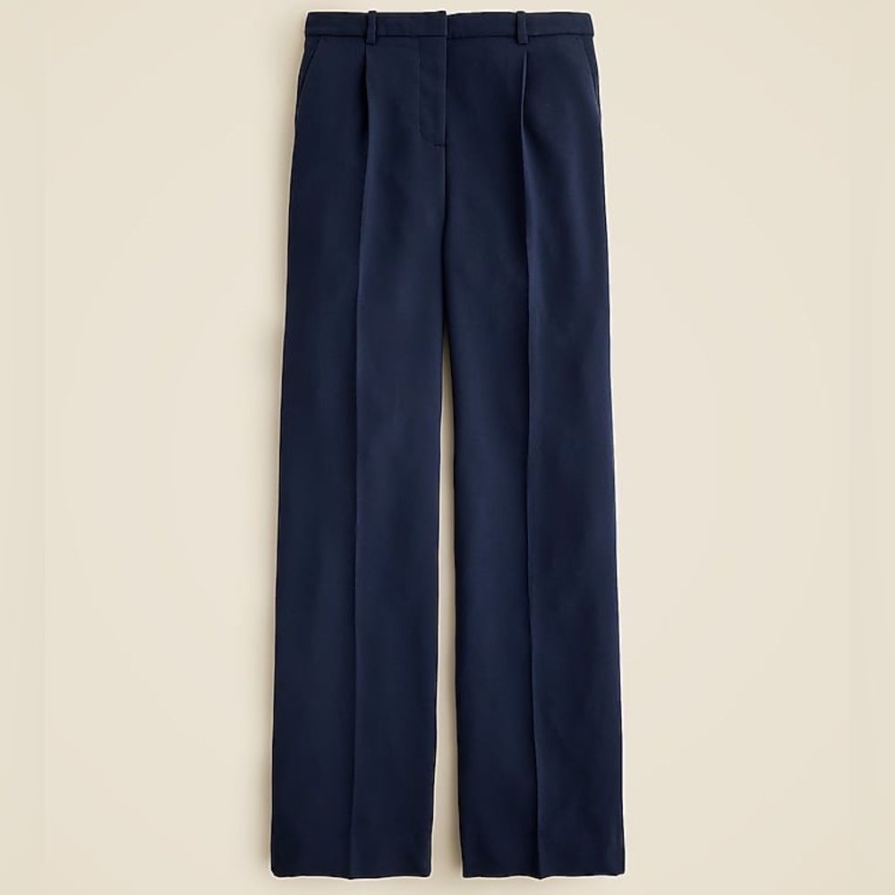 J. Crew Wide-leg Essential pant in city crepe  Size 6T